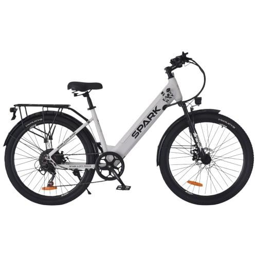 Велосипед с электромотором Spark E-CITY EASY WAY 17" 48V 500W 12,5 Ah Серый матовый (000239957)