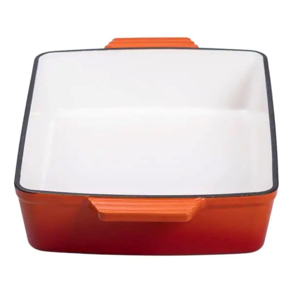 Форма для запекания чугунная 40х23,6х6 см 3 л Оранжевый (6823)