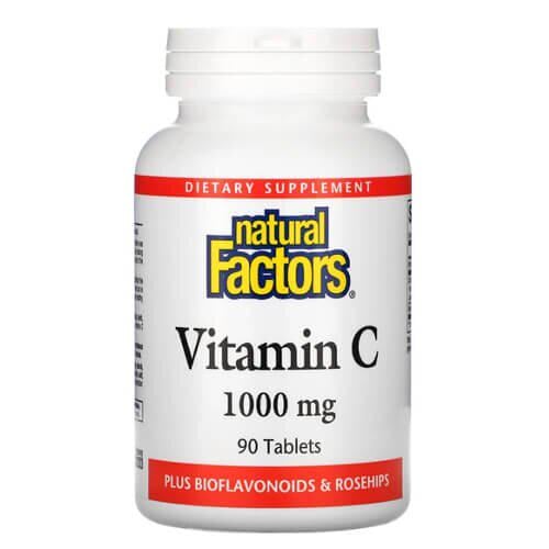 Витамин C Natural Factors Vitamin C 1000 мг 90 табл. (NFS-01341)