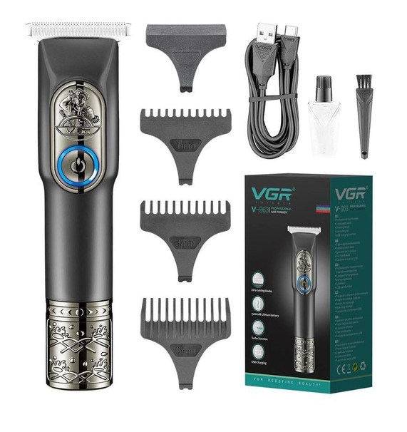 Тример для стрижки акумуляторний VGR G-963 зі змінними насадками (2029591567)