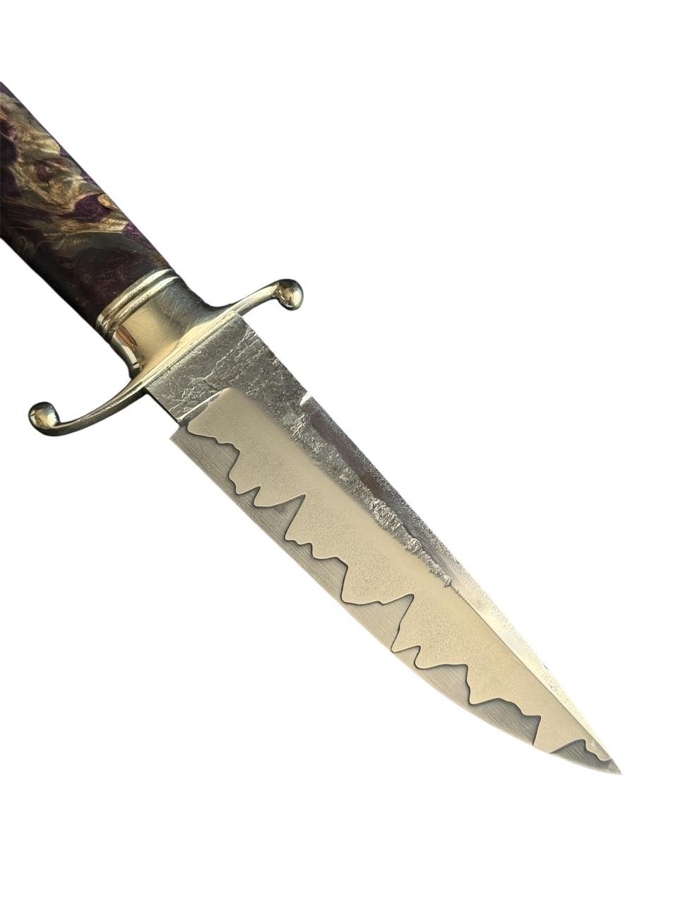 Нож финка сталь Gorillas BBQ ламинат м398 с 95х18 (KN197) - фото 2