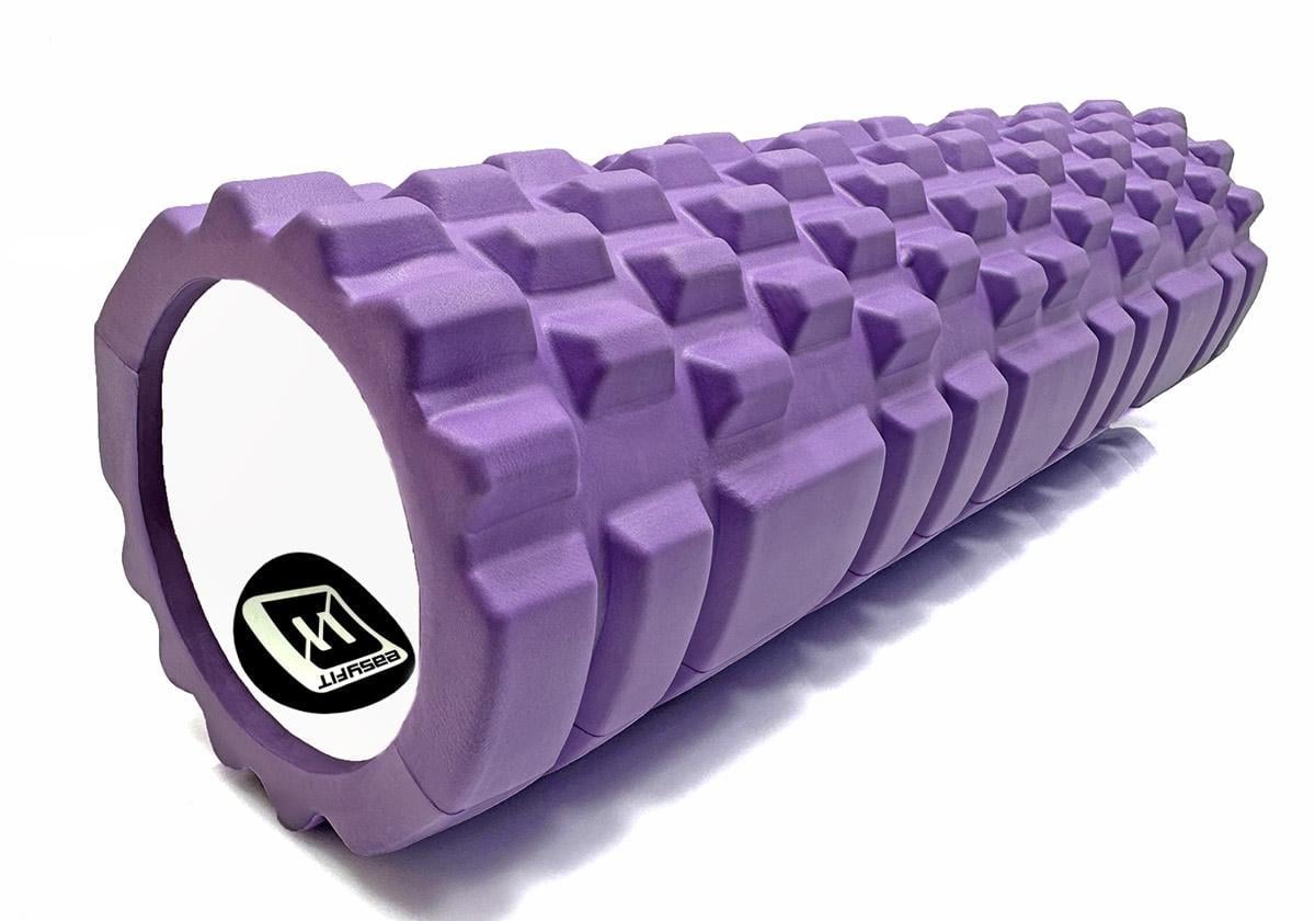 Массажный ролик EasyFit Grid Roller v.2.1 45 см Фиолетовый (EF-2027-V)