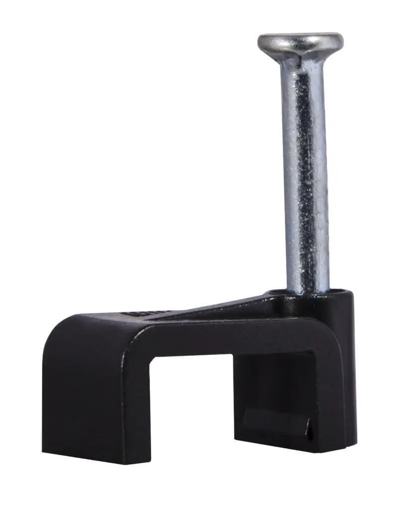 Скоба с гвоздем плоская АСКО-УКРЕМ 7 мм 100 шт./уп. Черный (29176727)