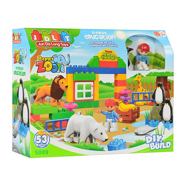 Конструктор для детей JDLT 5089 Зоопарк фигурка животного Разноцветный (147-132-BOC053712)