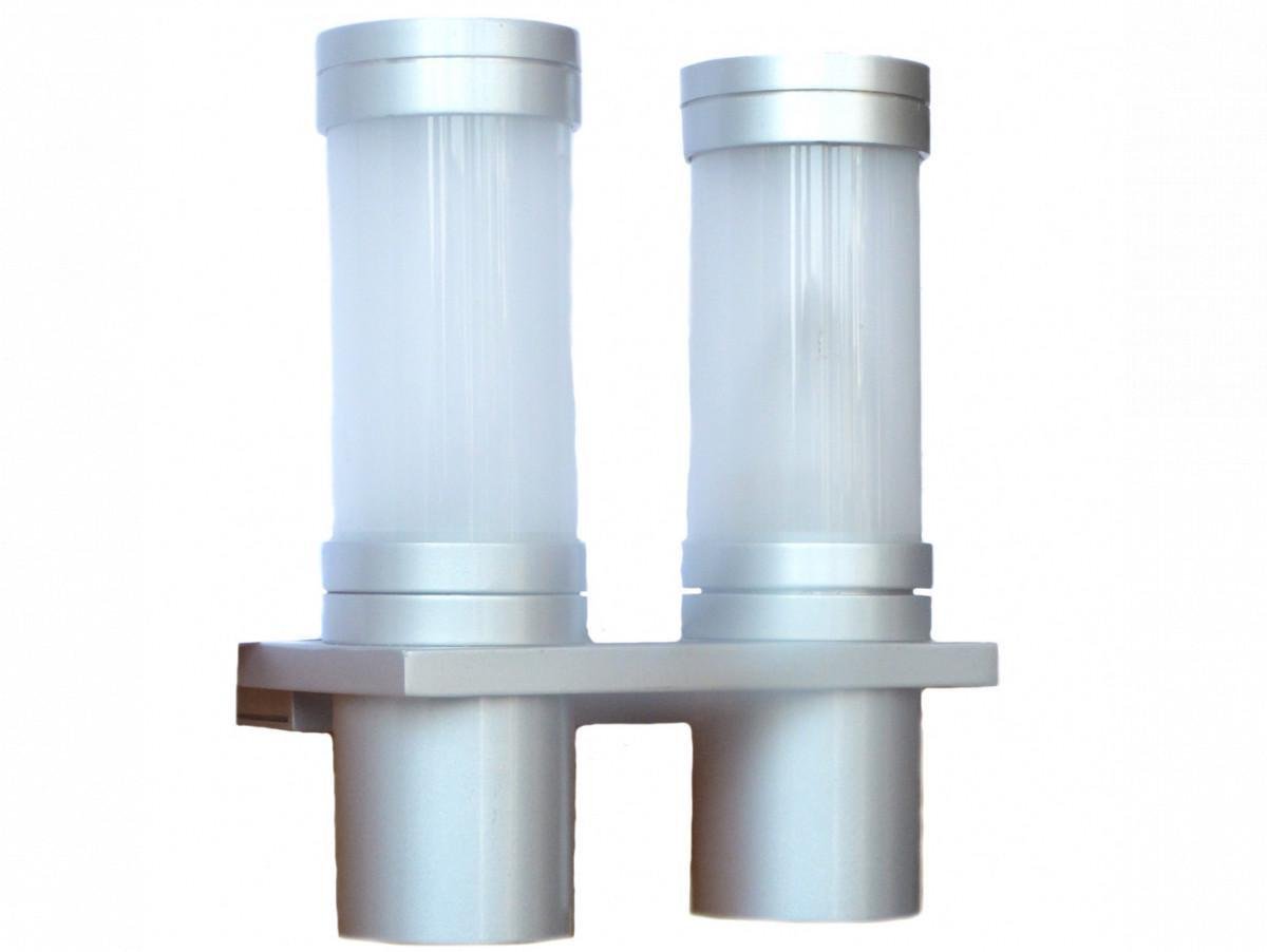 Бра настенное накладное SI-112-2/2x40 Alu в спальню (183221)