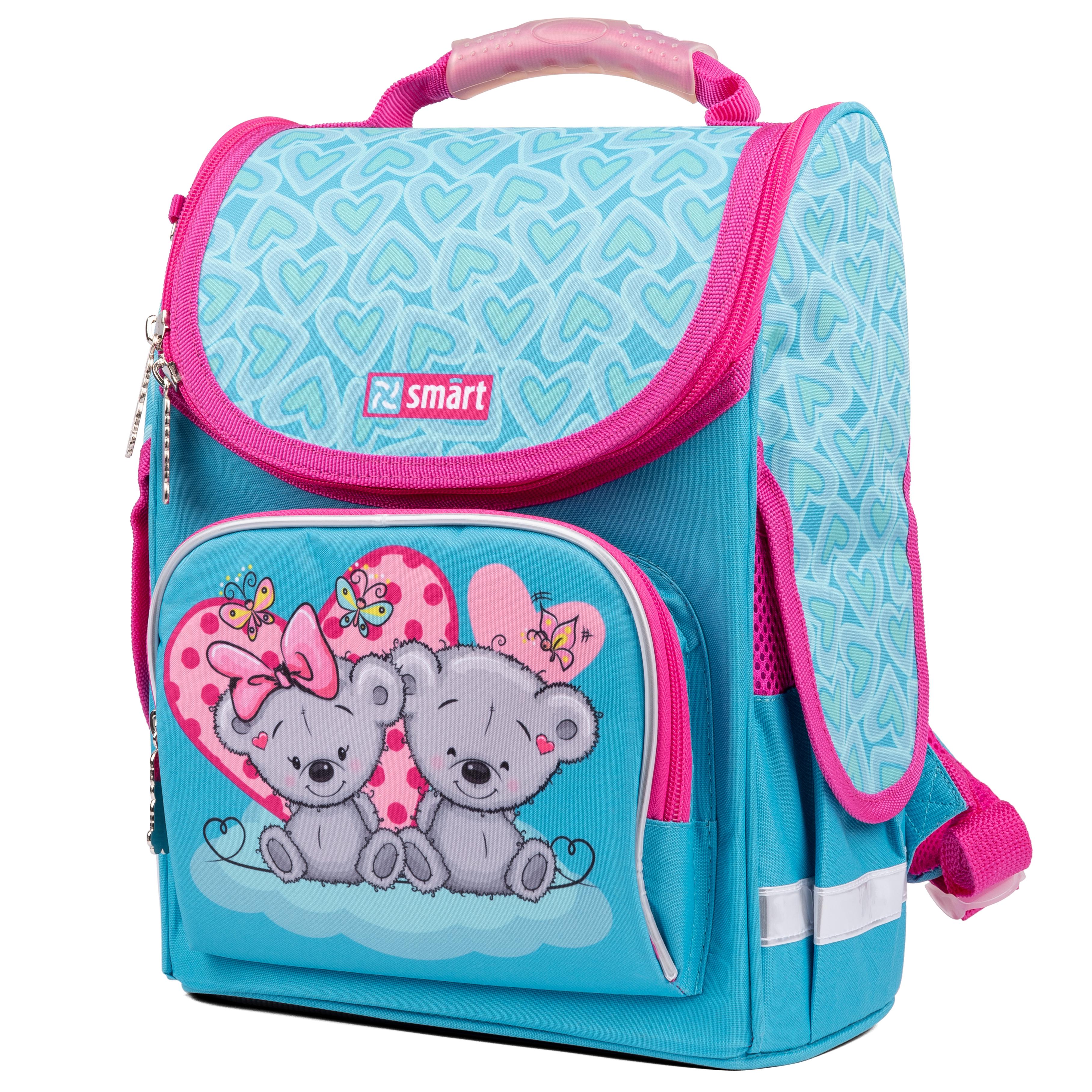 Рюкзак шкільний каркасний Smart PG-11 Friends Бірюзовий (557071) - фото 4 Рюкзак шкільний каркасний Smart PG-11 Friends Бірюзовий (557071) - фото 4