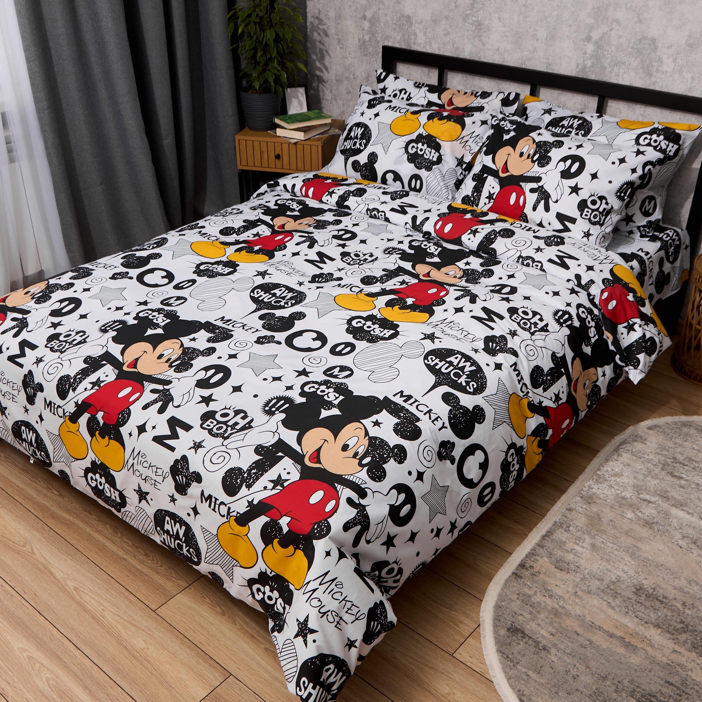 Комплект постельного белья Moon&Star Бязь Gold Люкс Comic Moon King Size 220x240 см наволочки 2 шт. (MS-820013582)