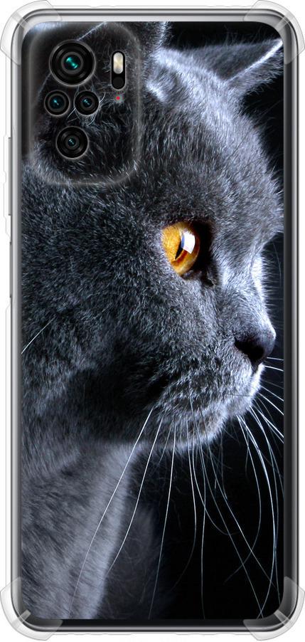 Чехол на Xiaomi Redmi Note 10 Красивый кот (3038sp-2277-42517)
