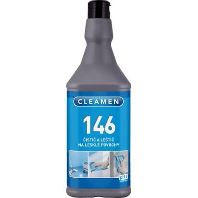 Средство для ванной комнаты Cleamen 146 чистка и полировка блестящих поверхностей 1 л