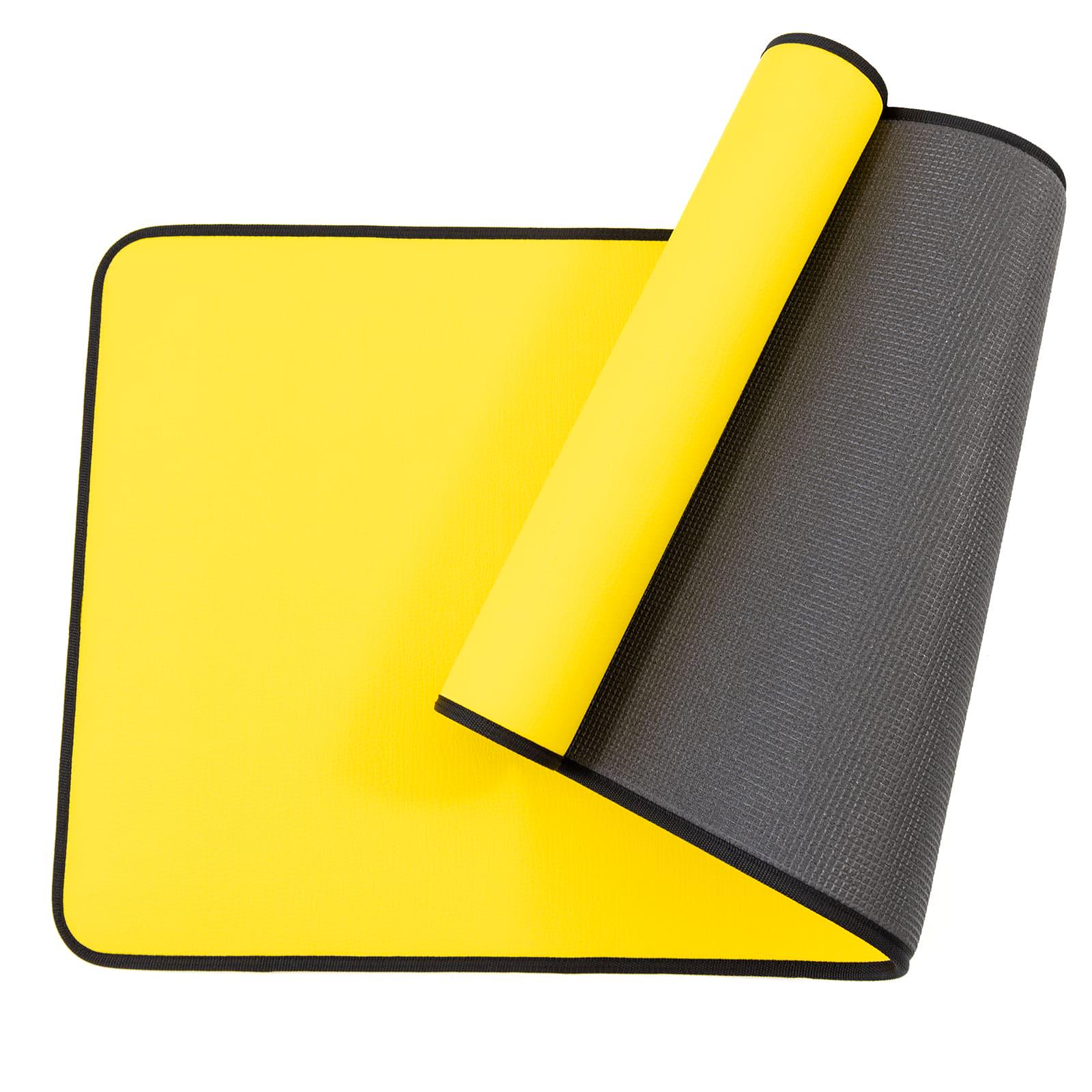 Килимок для йоги та фітнесу OSPORT Yoga Pro+ EVA двошаровий 8 мм Жовто-чорний (OF-0275) - фото 2 Килимок для йоги та фітнесу OSPORT Yoga Pro+ EVA двошаровий 8 мм Жовто-чорний (OF-0275) - фото 2