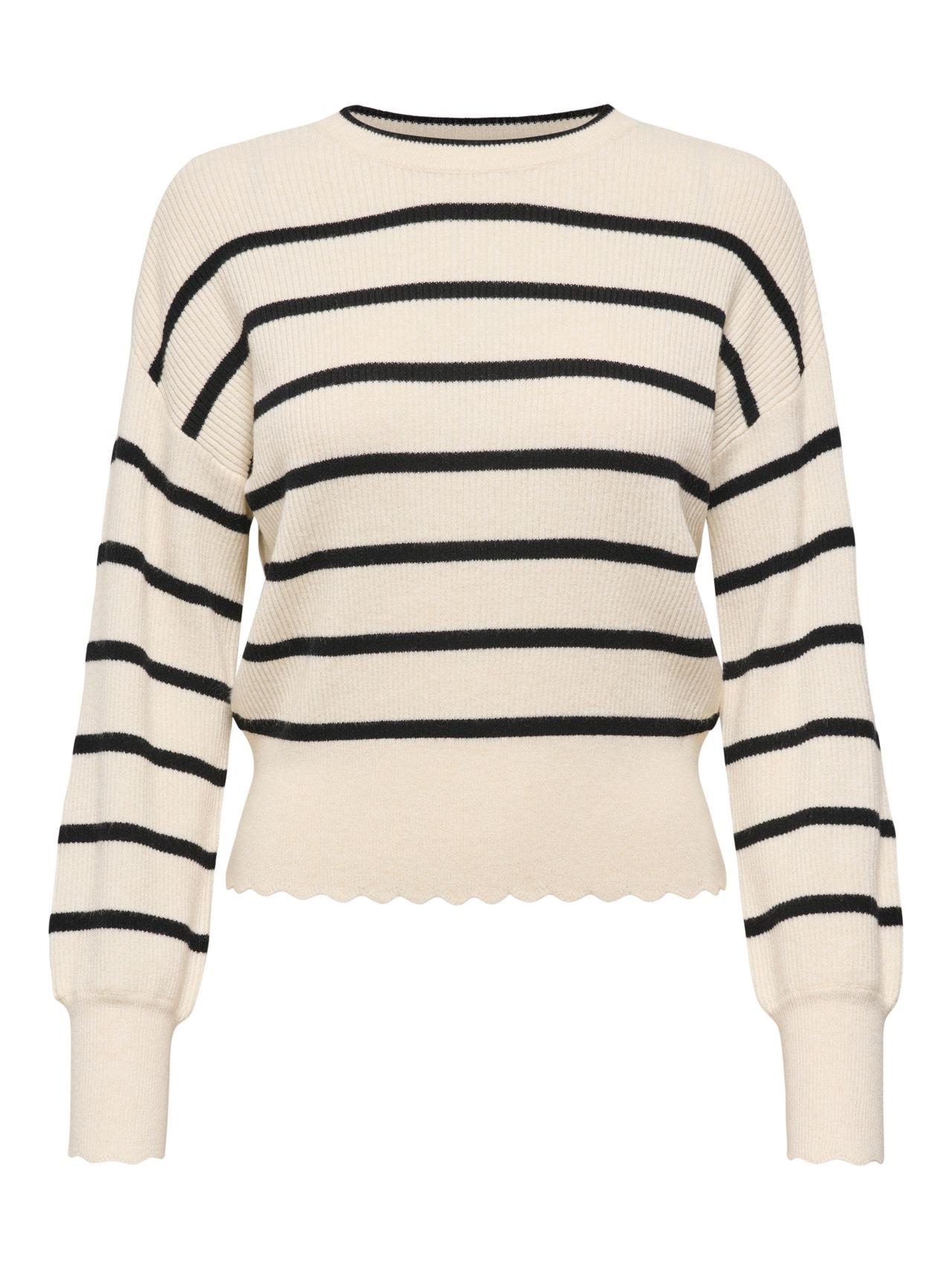 Свитер 15279935П Полоски S Черно-белый - фото 3 Свитер 15279935П Полоски S Черно-белый - фото 3