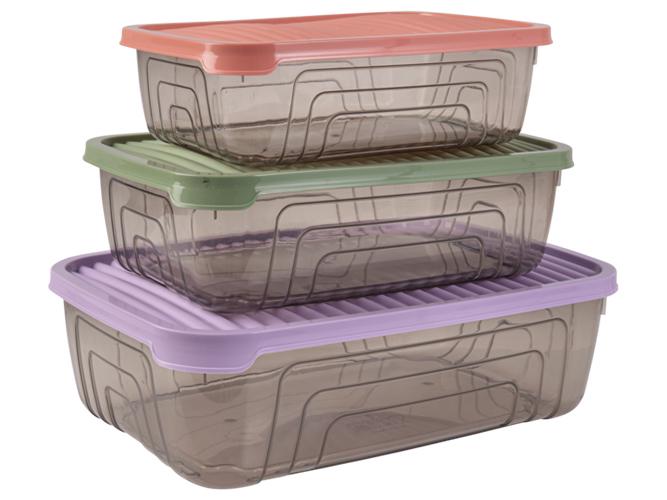 Набор контейнеров Herevin Rectangular Storage Bowl Set-2024 3 шт. (MLM-163332-150)