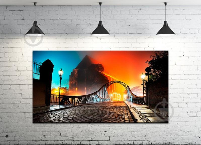 Картина на холсте ProfART S50100-g255 100 x 50 см Ночной пейзаж (hub_DeEe62021)