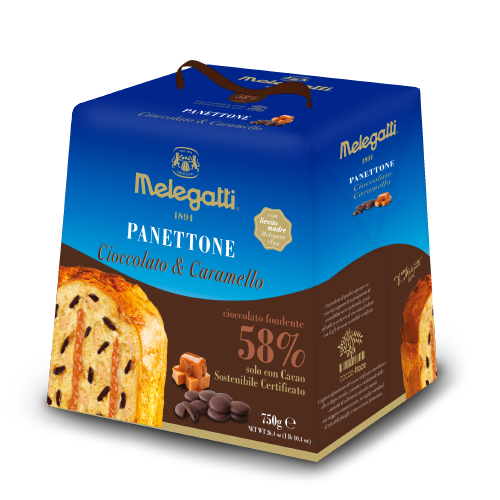 Панеттоне Melegatti Panettone Cioccolato&Caramello 750 г (25074344)