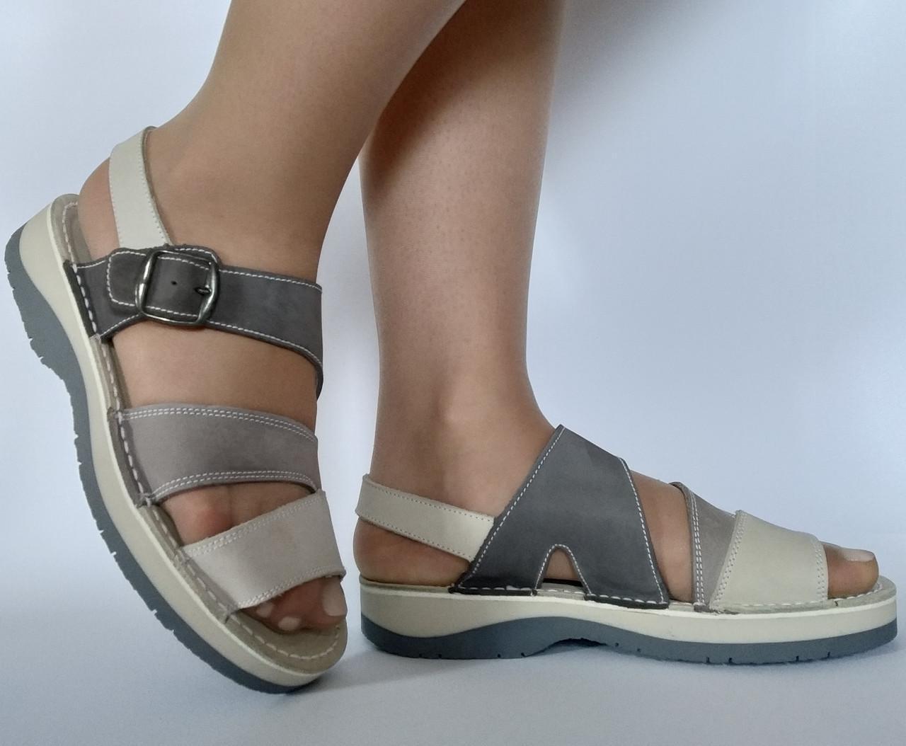 Босоніжки жіночі шкіряні Miss Bee №02 р. 35 23,5 см Бежевий (721861559) Босоніжки жіночі шкіряні Miss Bee №02 р. 35 23,5 см Бежевий (721861559)