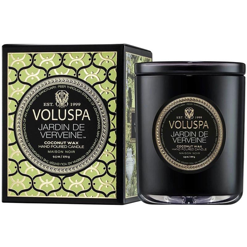 Свеча ароматическая Voluspa Maison Noir Jardin De Verveine 270 г стакан с крышкой (111004539)