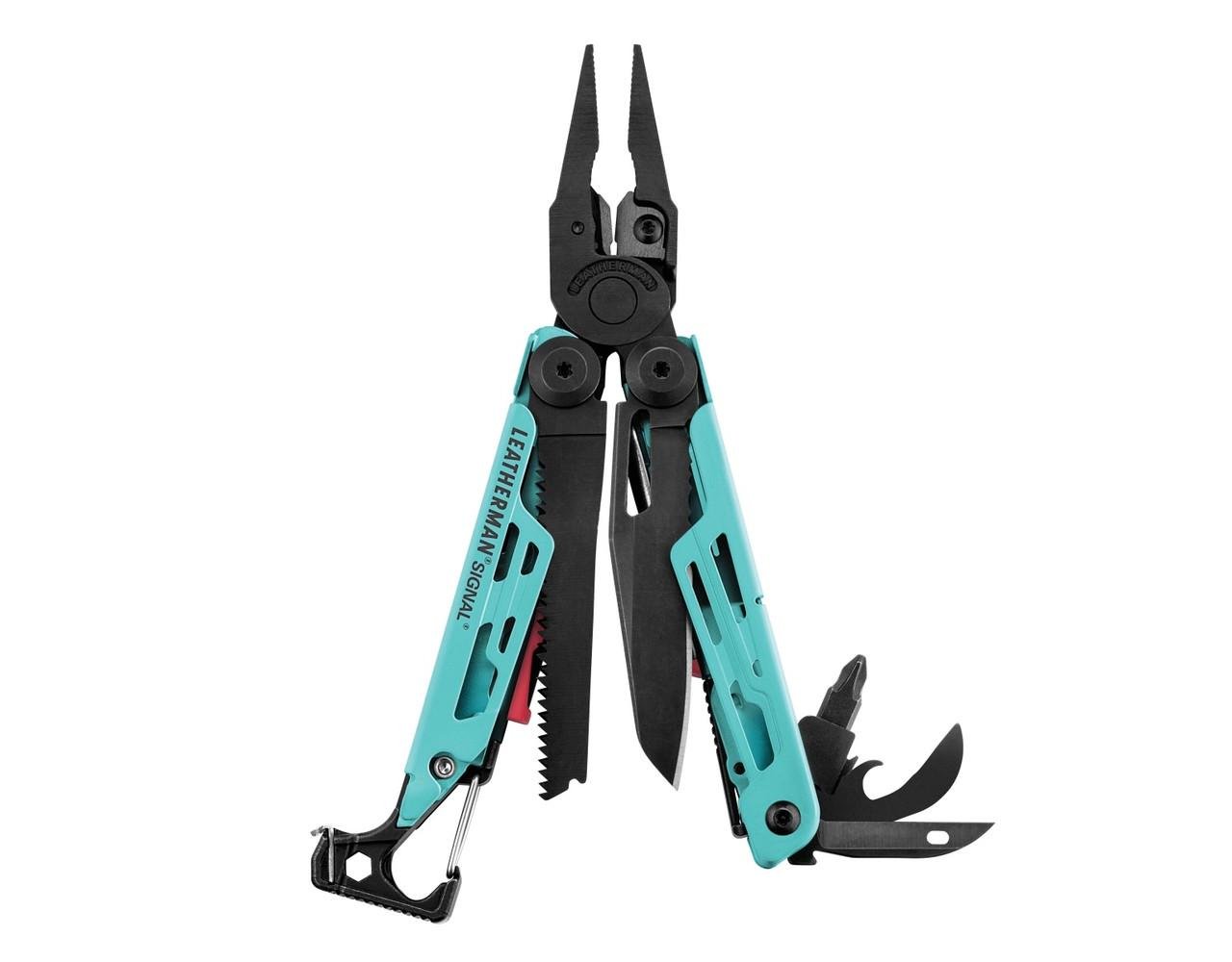 Мультитул Leatherman Signal Aqua 19 інструментів із чохлом (832733)