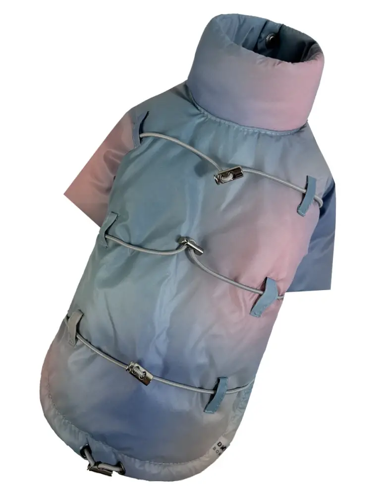 Куртка Dogs Bomba с фиксаторами р. 4 Тайдай голубой (K-83/4) - фото 2 Куртка Dogs Bomba с фиксаторами р. 4 Тайдай голубой (K-83/4) - фото 2