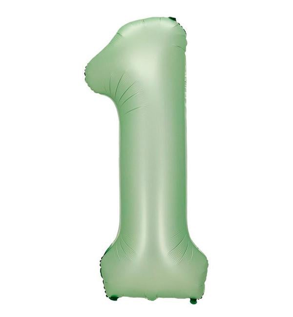 Шарик Цифра 1 76 см Оливковый (13533268) Шарик Цифра 1 76 см Оливковый (13533268)