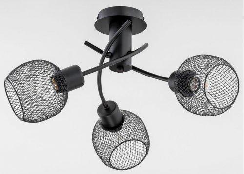 Потолочная люстра Alfa Watsa Black лофт (25793)