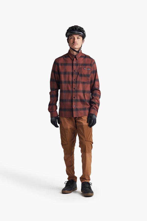 Сорочка TLD Grind Flannel Stripe Russet M (827260023) - фото 11