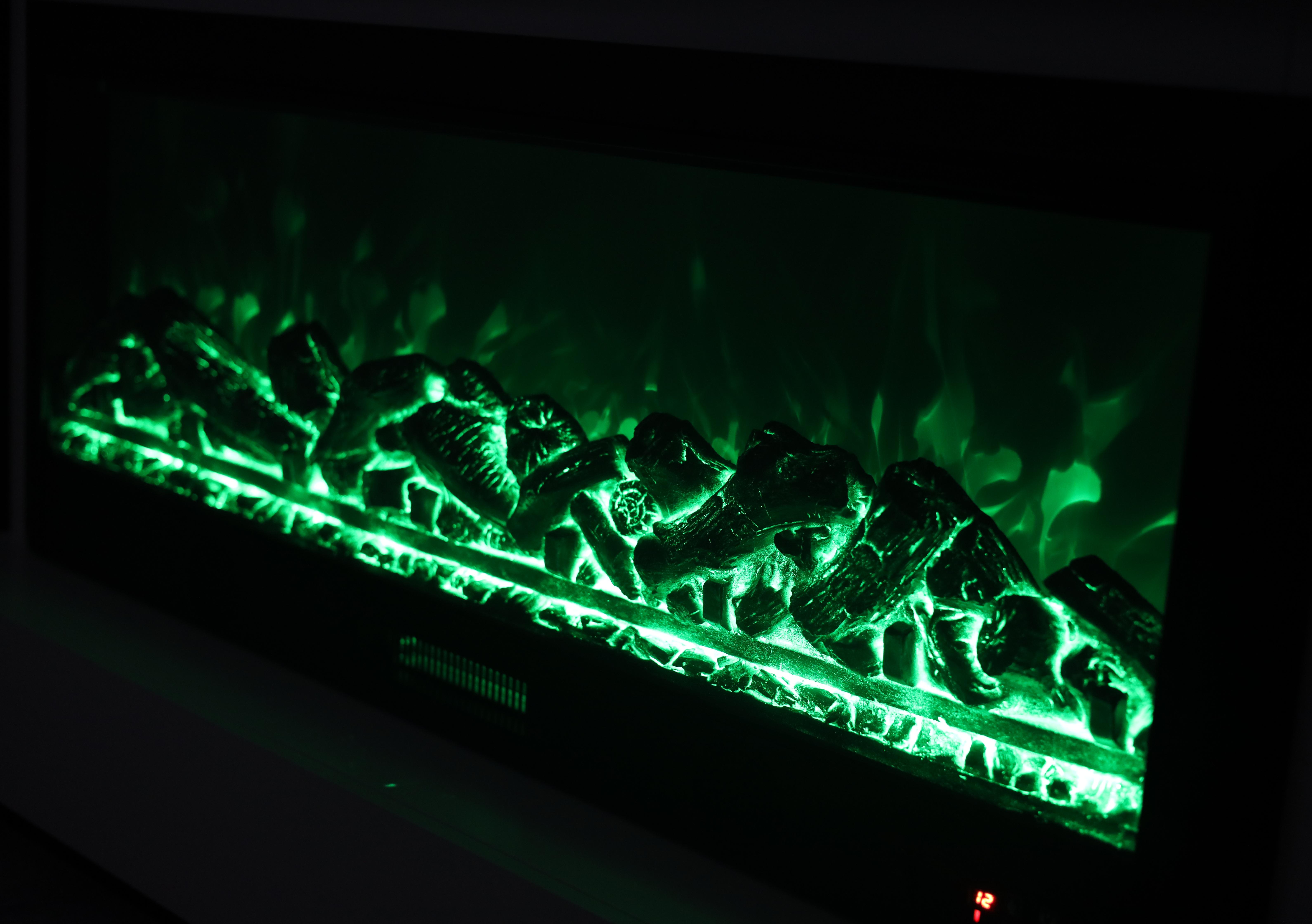 Электрический камин Sonata 1875 звук потрескивания дров (10080141) - фото 9