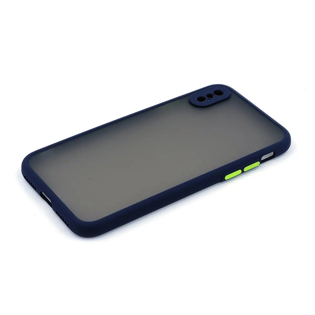 Силіконовий чохол Накладка Avenger Totu Series Separate Camera iPhone X/Xs Navy Blue