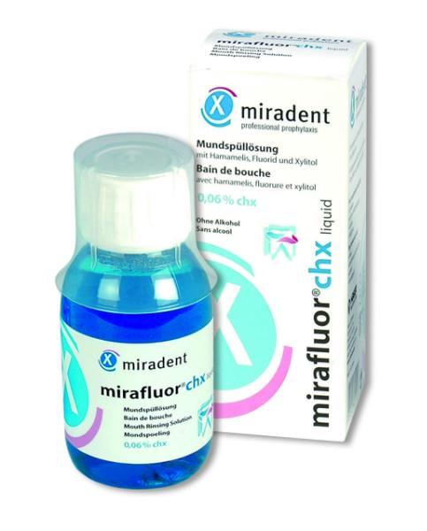 Ополаскиватель рта Miradent Mirafluor с хлоргексидином 0,06% 100 мл (335)