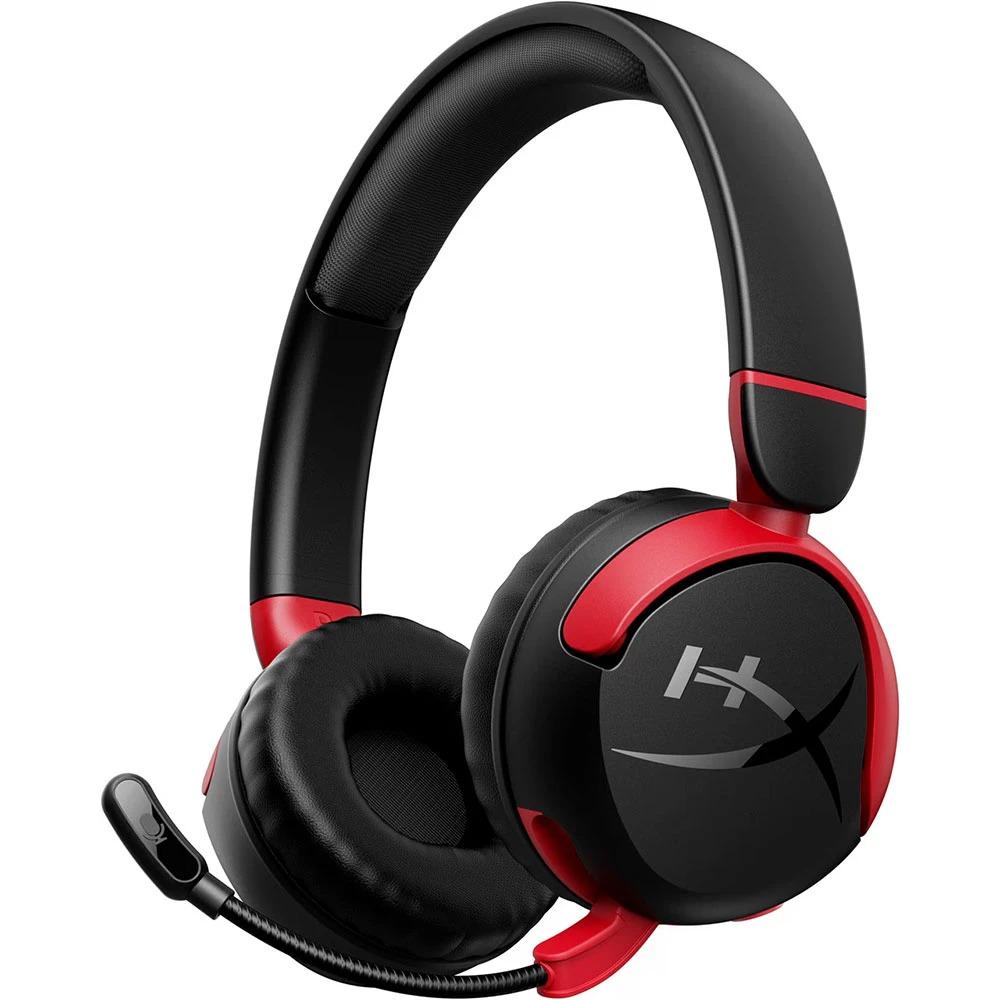 Гарнітура комбінована HyperX Cloud Mini Wireless 30 мм драйвери Bluetooth 5.3 Black/Red (7G8F1AA)