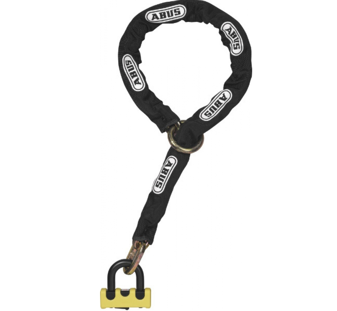 Замок з ланцюгом Abus 67/10KS120 Granit Power XS Loop Chain Yellow (1007-582417) - фото 1