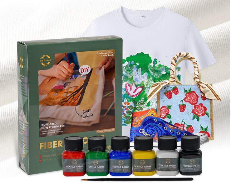 Фарби текстильні для розпису на тканині Xin Bowen YL0641-6 6 кольорів (М1680348) Фарби текстильні для розпису на тканині Xin Bowen YL0641-6 6 кольорів (М1680348)