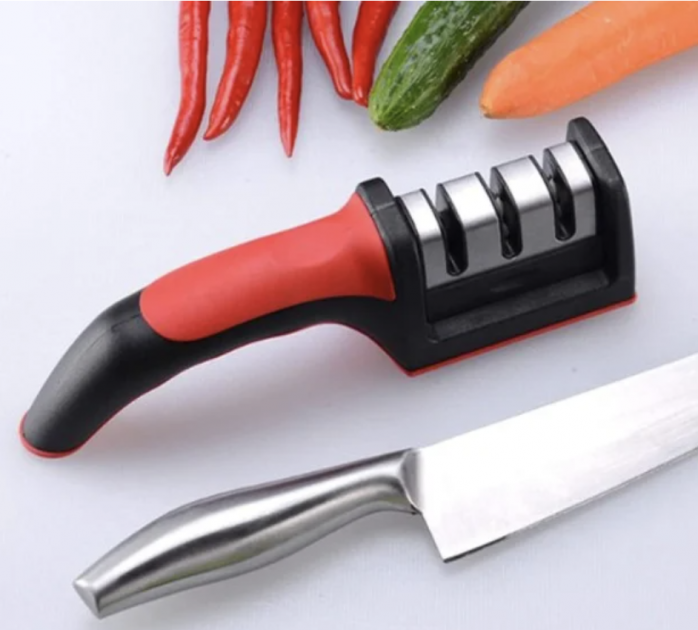 Точило для ножів Sharpener RS-168 Червоно-чорний - фото 4