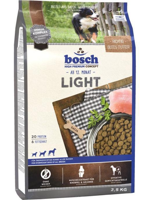 Корм для собак Bosch HPC Light склонных к 2,5 кг
