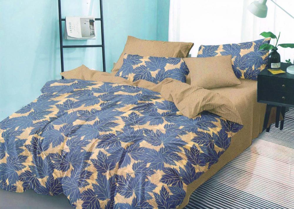 Комплект постельного белья Комфорт текстиль Бязь Осень лайт 180x215 см Двуспальный 50x50 см ( КТ_pvu_4360_2_50x50 )