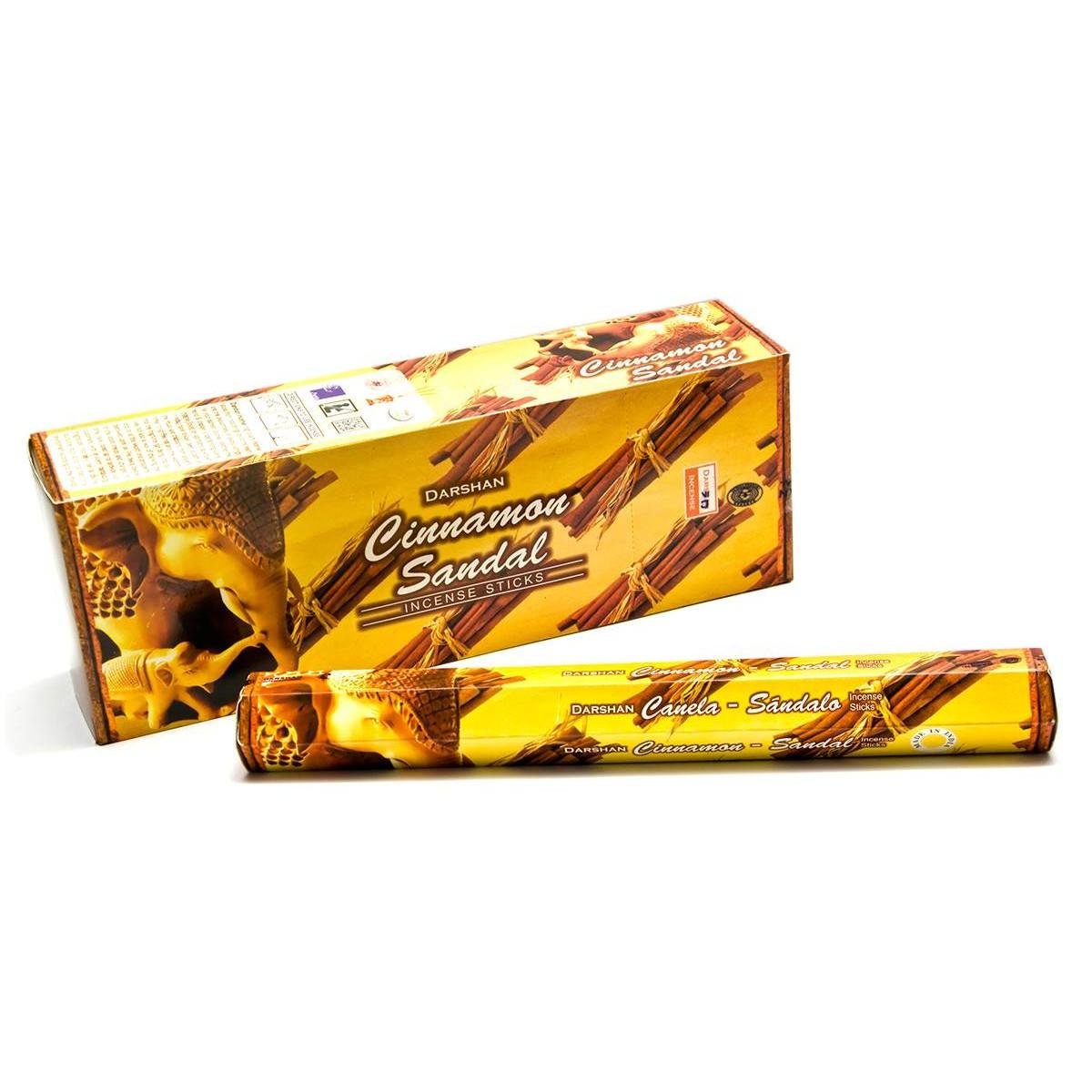 Пахощі Darshan 14-26557 кориця і сандал шестикутник 20 шт. (1269546724)