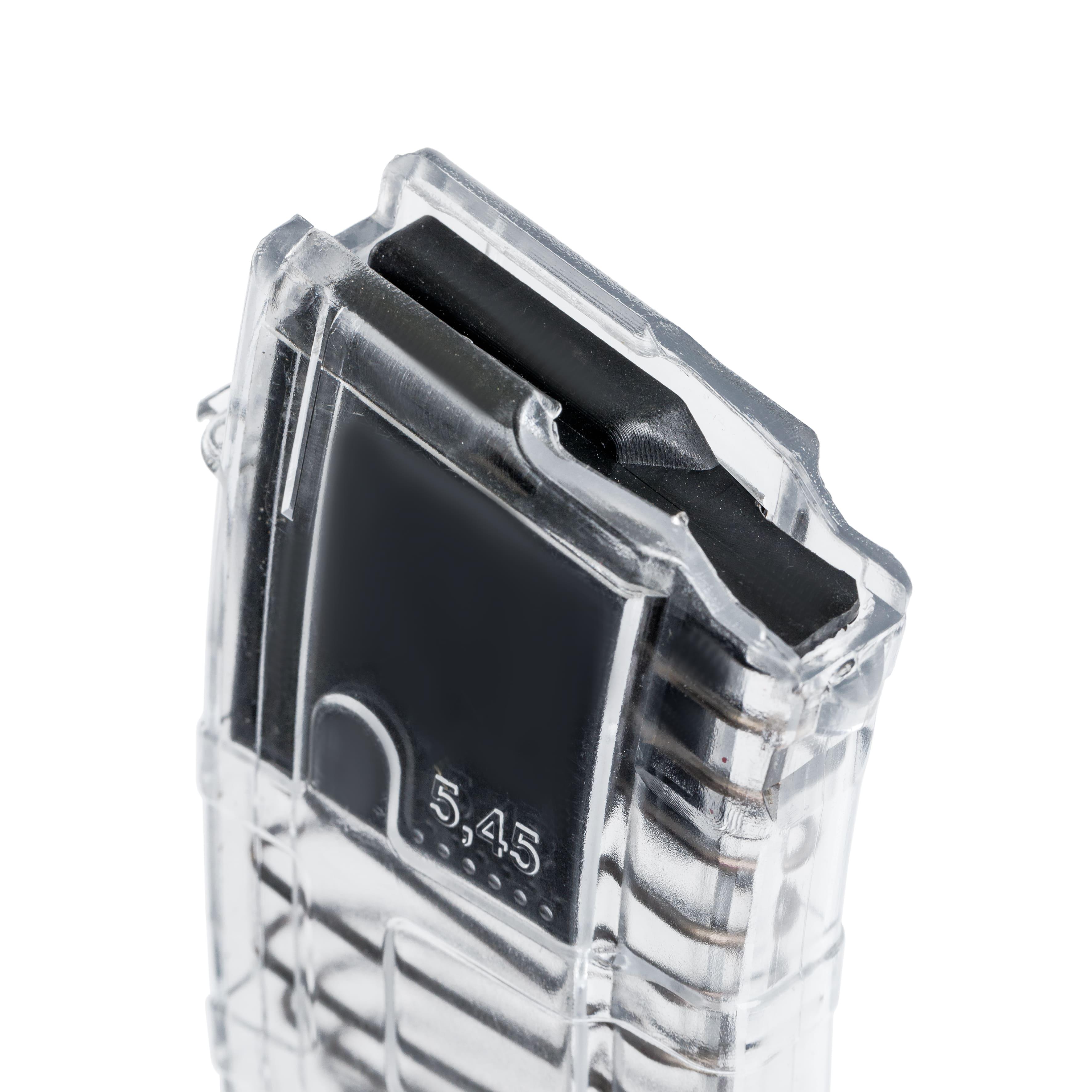 Магазин калібру 5,45х39 мм для зброї Прозорий (27667486) - фото 2 Магазин калібру 5,45х39 мм для зброї Прозорий (27667486) - фото 2