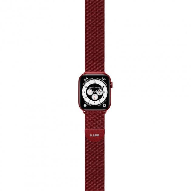 Металический ремешок Laut Steel Loop for Watch 41/40/38, Red (L_AWS_ST_R) - фото 3 Металический ремешок Laut Steel Loop for Watch 41/40/38, Red (L_AWS_ST_R) - фото 3