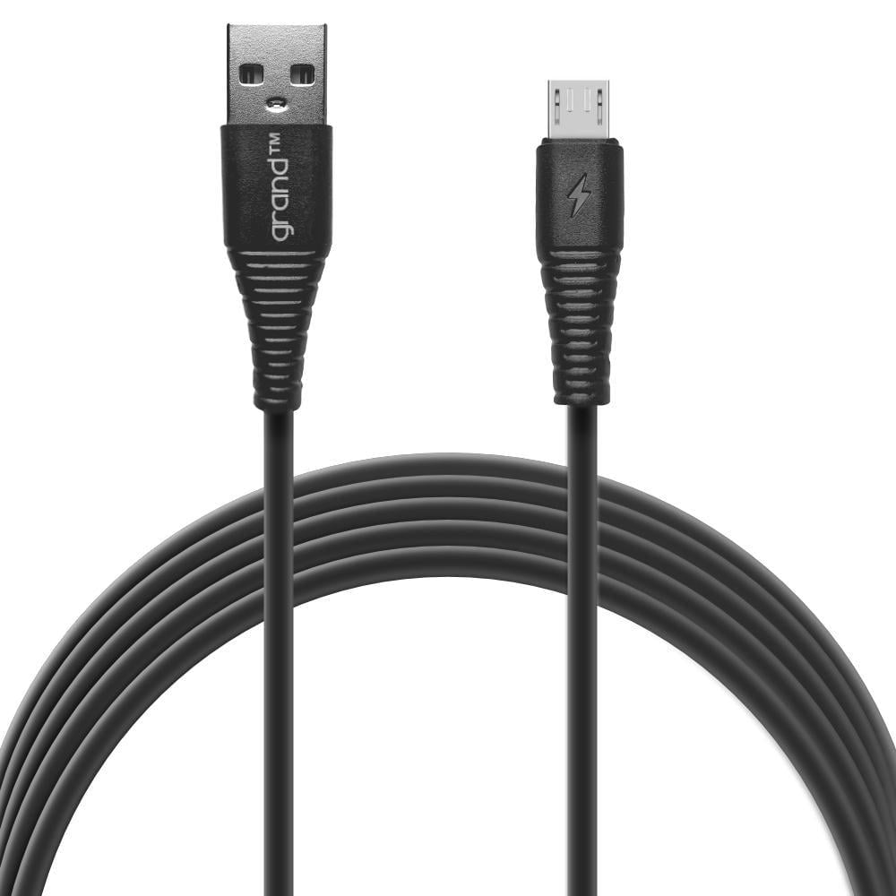 Кабель интерфейсный Grand GC-C01 USB-micro/USB 1 м Black (25079)
