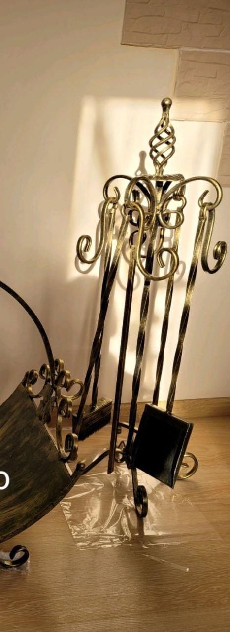 Набор каминный 4 элемента Золотистый (2548879571) - фото 2