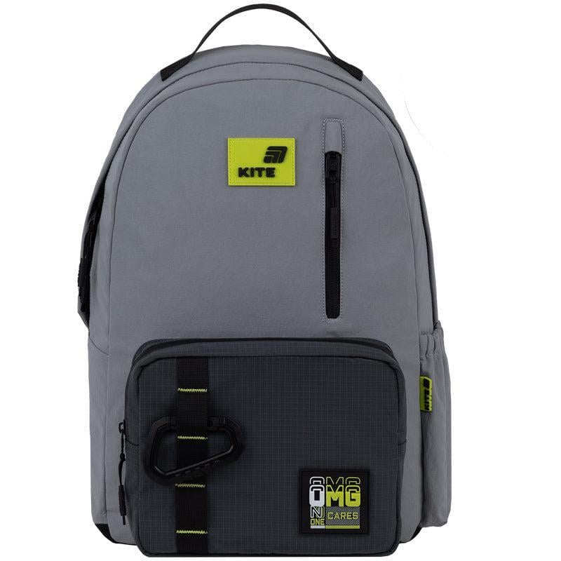 Рюкзак KITE Education teens No One Cares 44x29,5x15 см 18,5 л Серый (K26-949L-2)