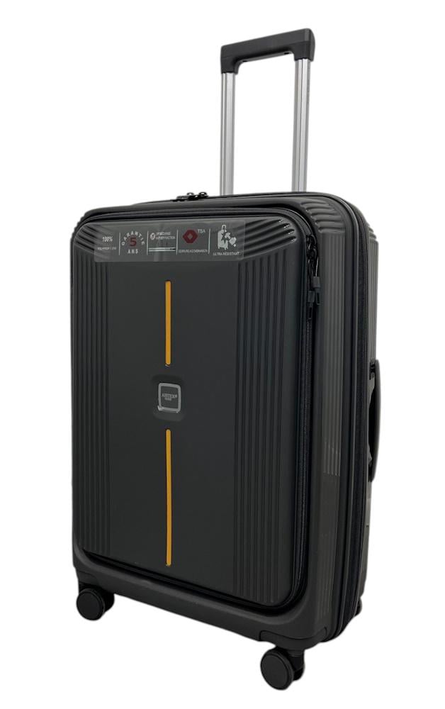 Валіза середня Airtex 647 поліпропілен M Сірий - фото 1 Валіза середня Airtex 647 поліпропілен M Сірий - фото 1