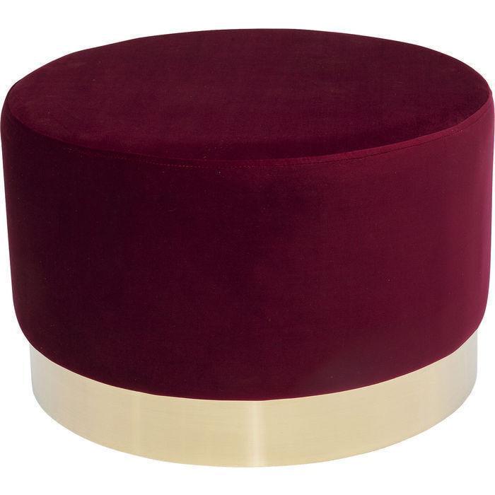 Пуф Mebelle Candy велюр 35x55x55 см Бордовый (0125)