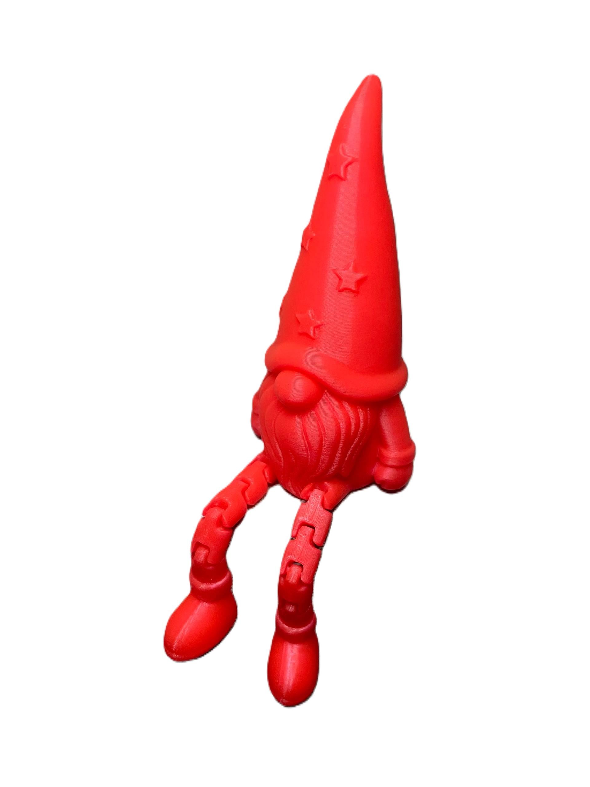 Гном з рухомими ніжками 46x84x90 мм Червоний (FH26-FLX-GN01-GLO) Гном з рухомими ніжками 46x84x90 мм Червоний (FH26-FLX-GN01-GLO)