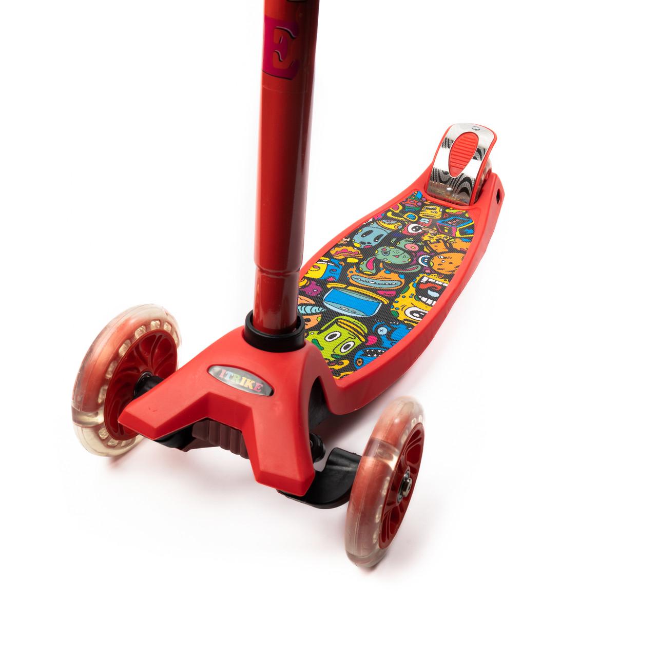 Самокат дитячий триколісний iTrike MAXI JR 3-055-1-GR (JR3-055-1-GR) - фото 3 Самокат дитячий триколісний iTrike MAXI JR 3-055-1-GR (JR3-055-1-GR) - фото 3