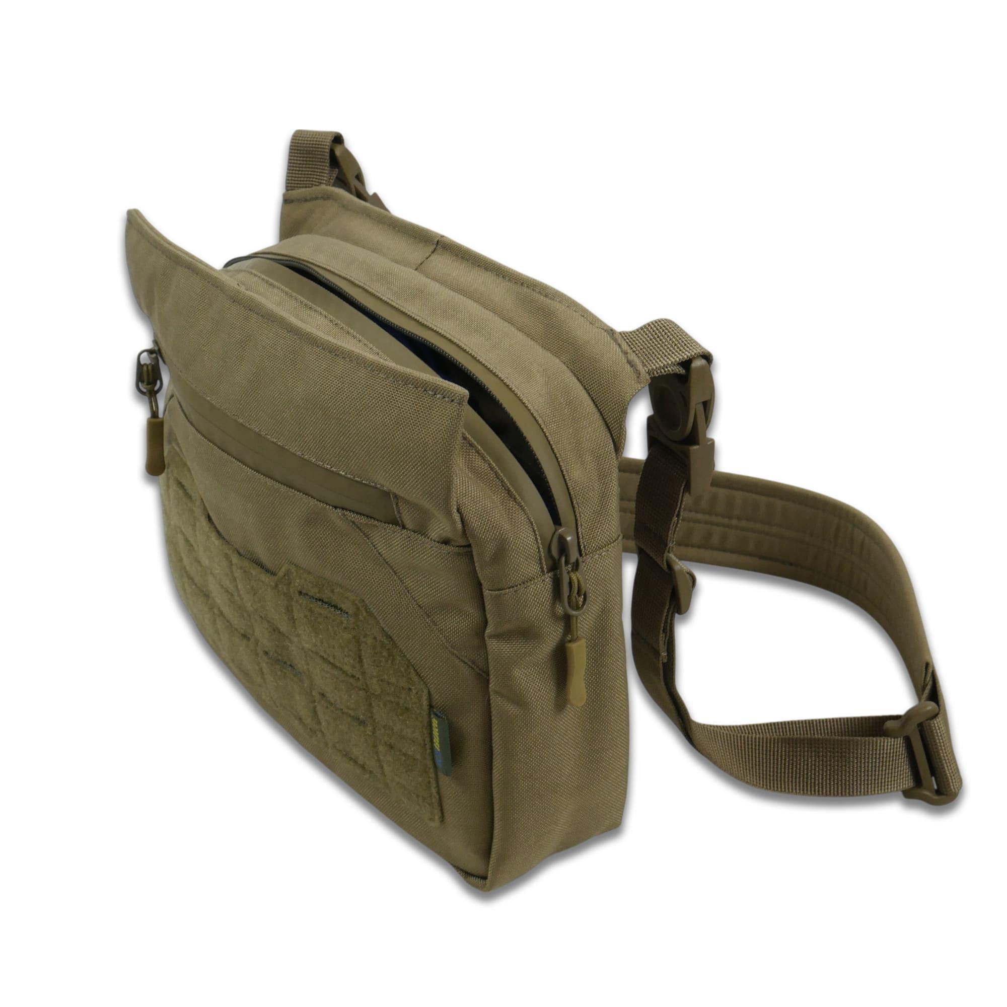 Сумка через плече Tactic city bag з IRR-просоченням Койот (27516730) - фото 4