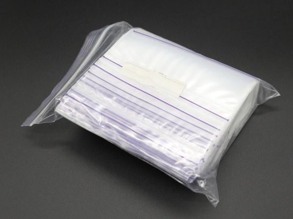 Пакеты полипропиленовые с застежкой Zip-Lock 10х10 см 100 шт. (63764102)