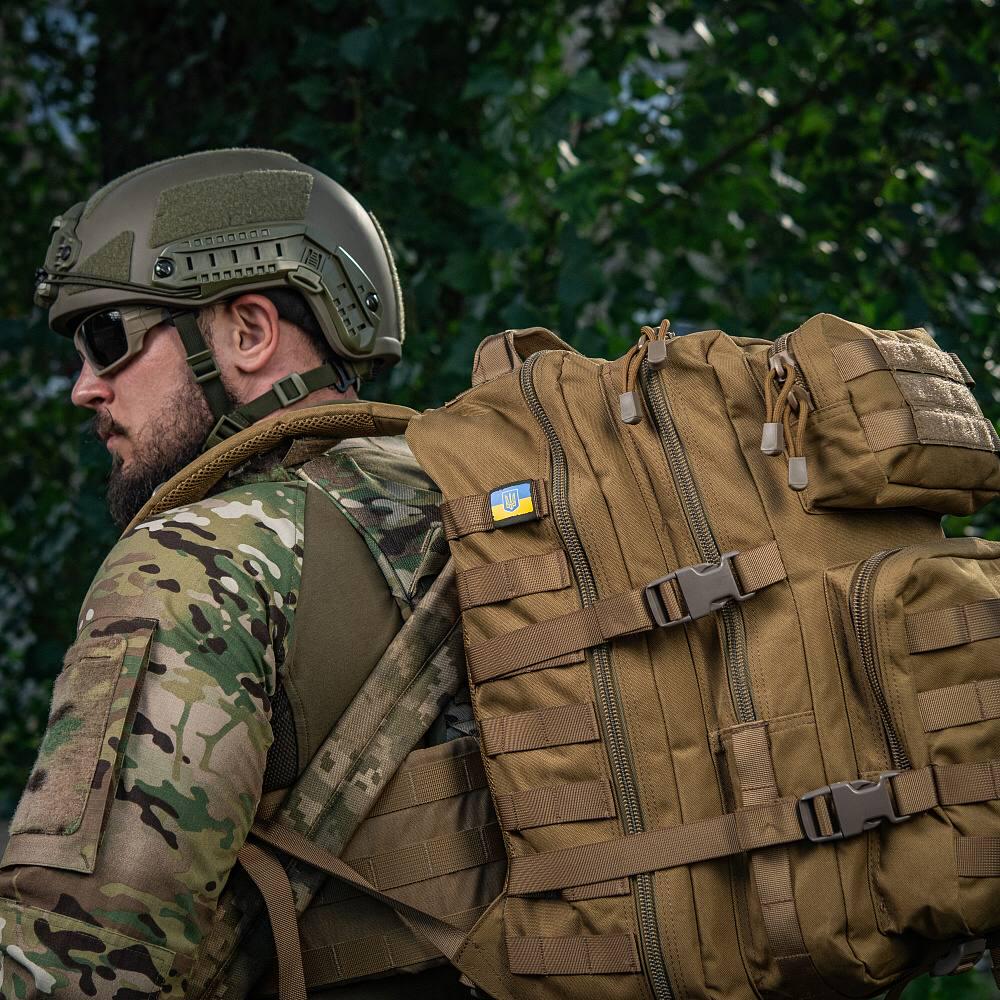 Флаг Украины с гербом M-Tac Molle Patch Ranger green - фото 10