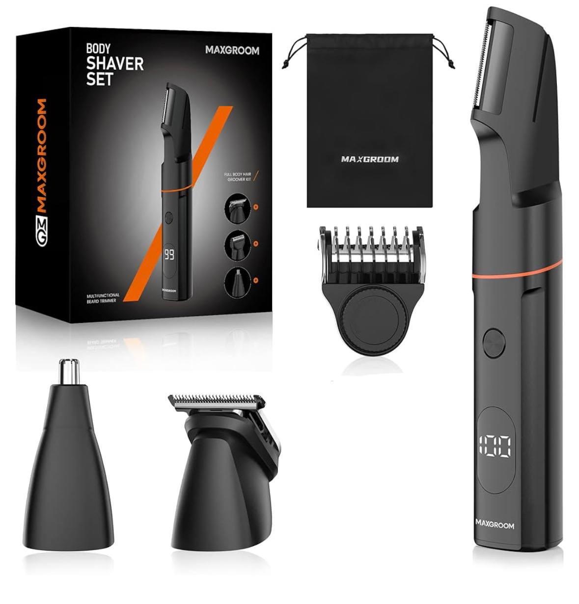 Триммер для тела электрический MAXGROOM 4в1