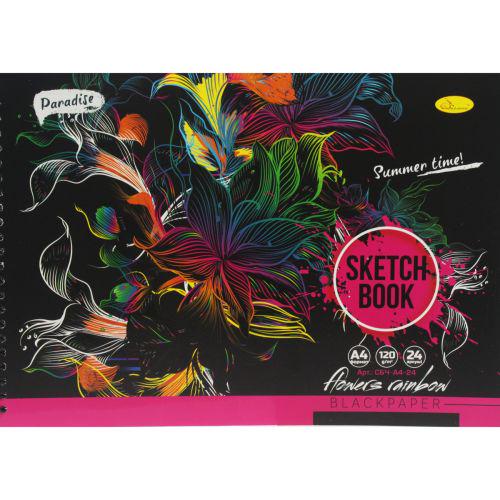 Альбом с черными листами Цветы (190802) Альбом с черными листами Цветы (190802)