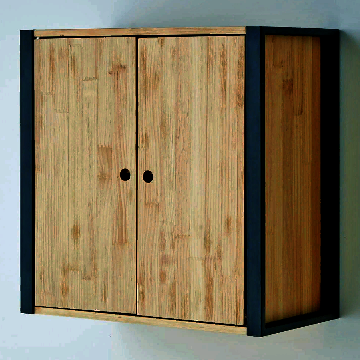 Шкаф настенный из дерева Комино Сиена/Венге (ШФН-00140512)